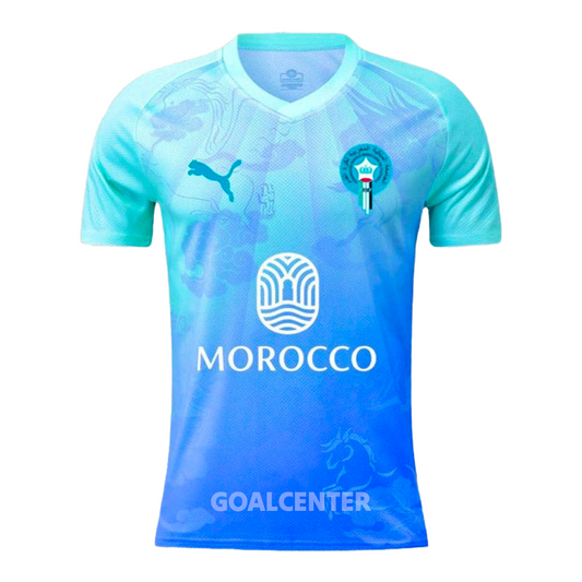 Maillot Concept Maroc Bleu Cyan